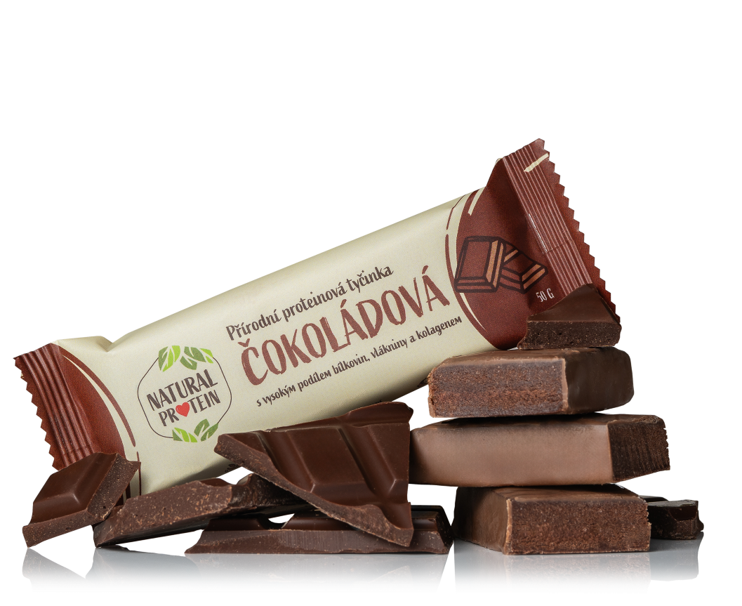 Proteinová tyčinka s kolagenem - Čokoládová